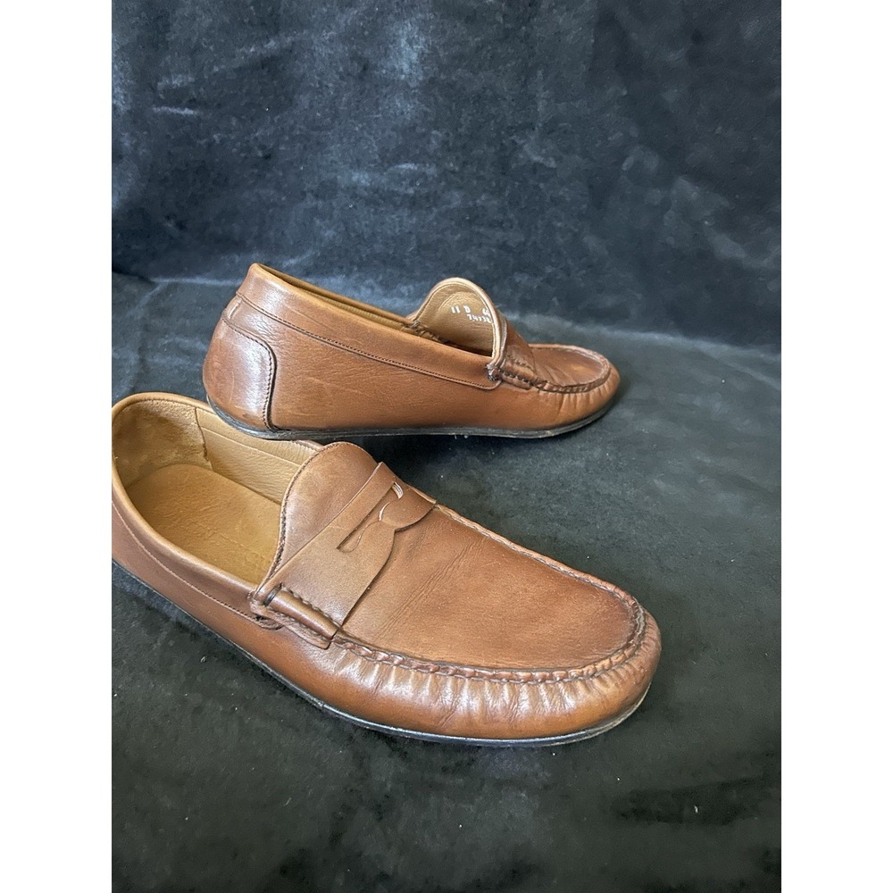 Allen Edmonds "SUPER SPORT DRIVER" Leather Penny Loafers‎ 11 D 6493
